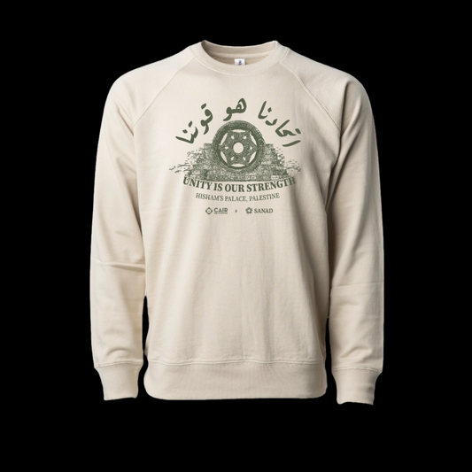 CAIR-LA Crewneck - Sand Cream